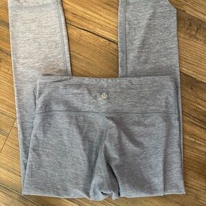 lululemon athletica Heathered Gray blue Leggings